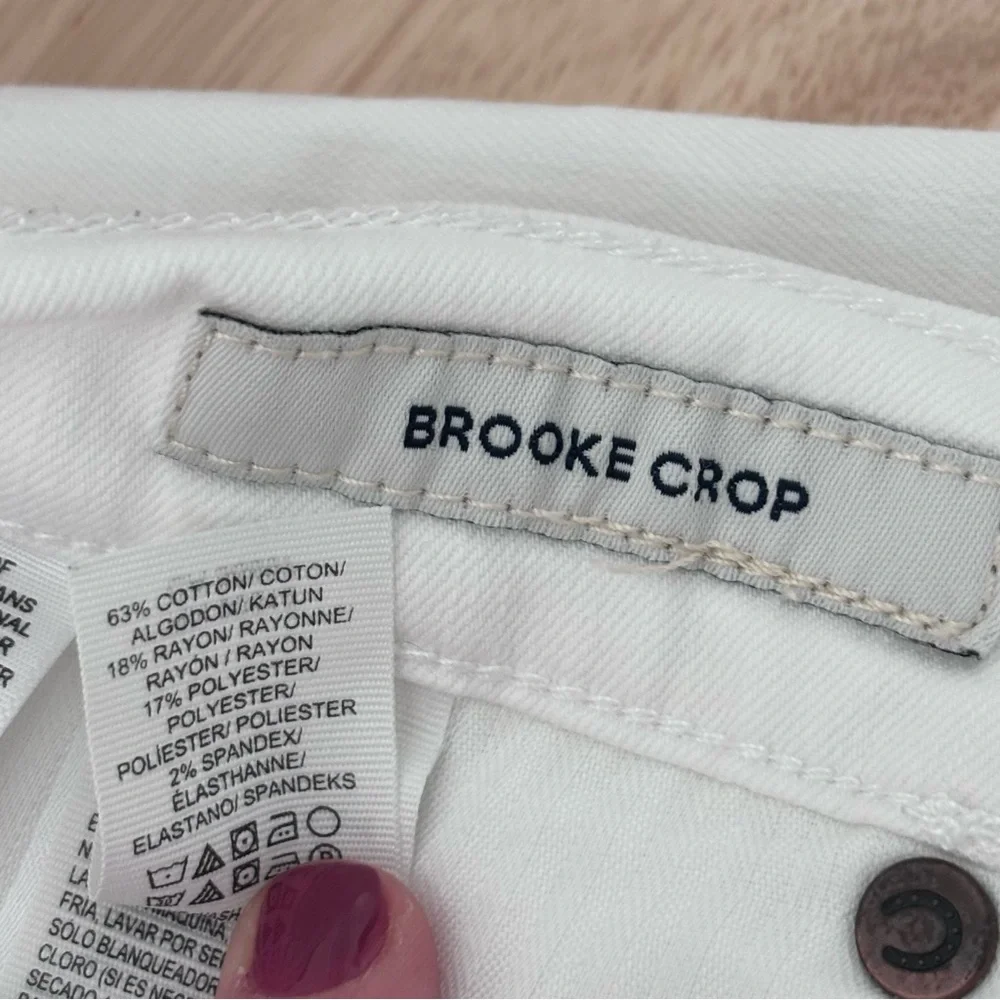 Lucky Brand Brooke Crop White Jeans Size 4/27